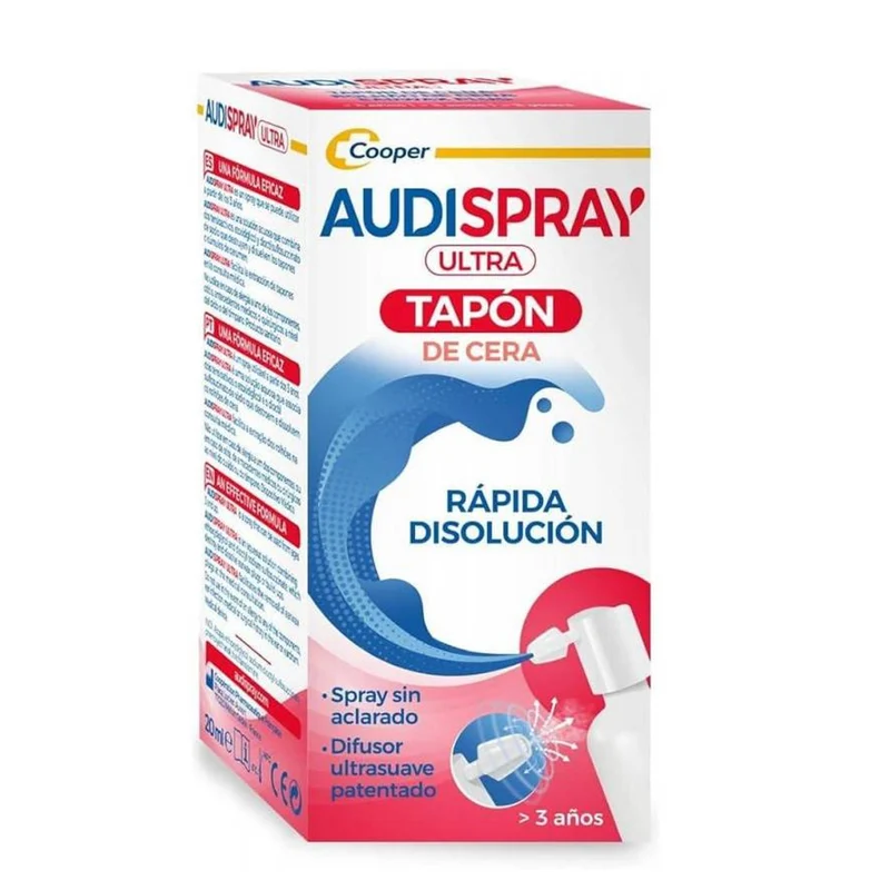 Audispray Ultra Tapón De Cera 20 ml