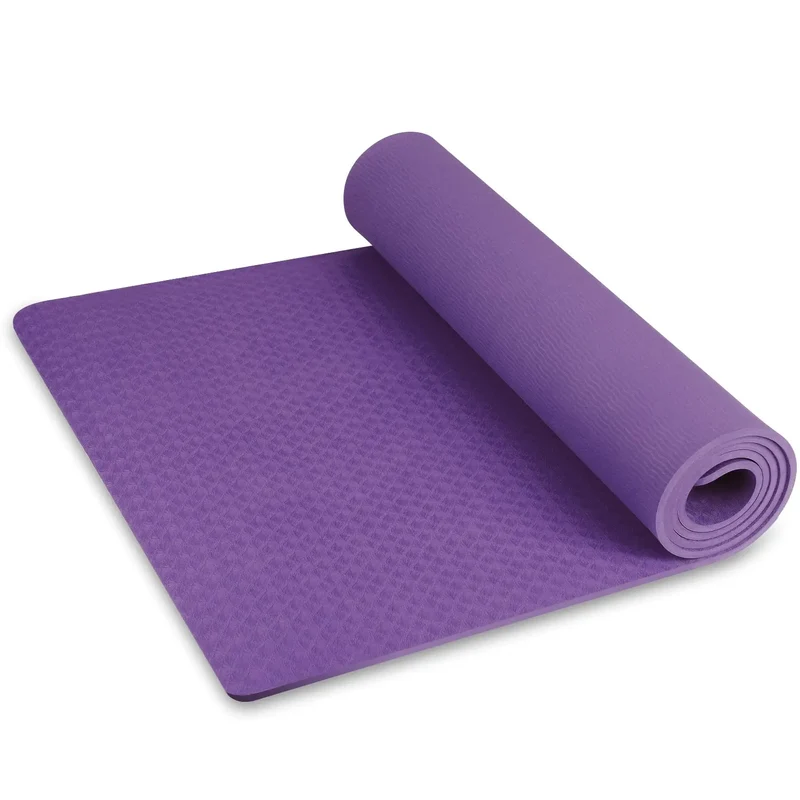 Esterilla de yoga INTEY, esterilla de gimnasia, esterilla antideslizante de TPE, esterilla deportiva, esterilla de fitness para fitness y gimnasia con correa de transporte - Dimensiones: 180 x 60 x 0.7 cm