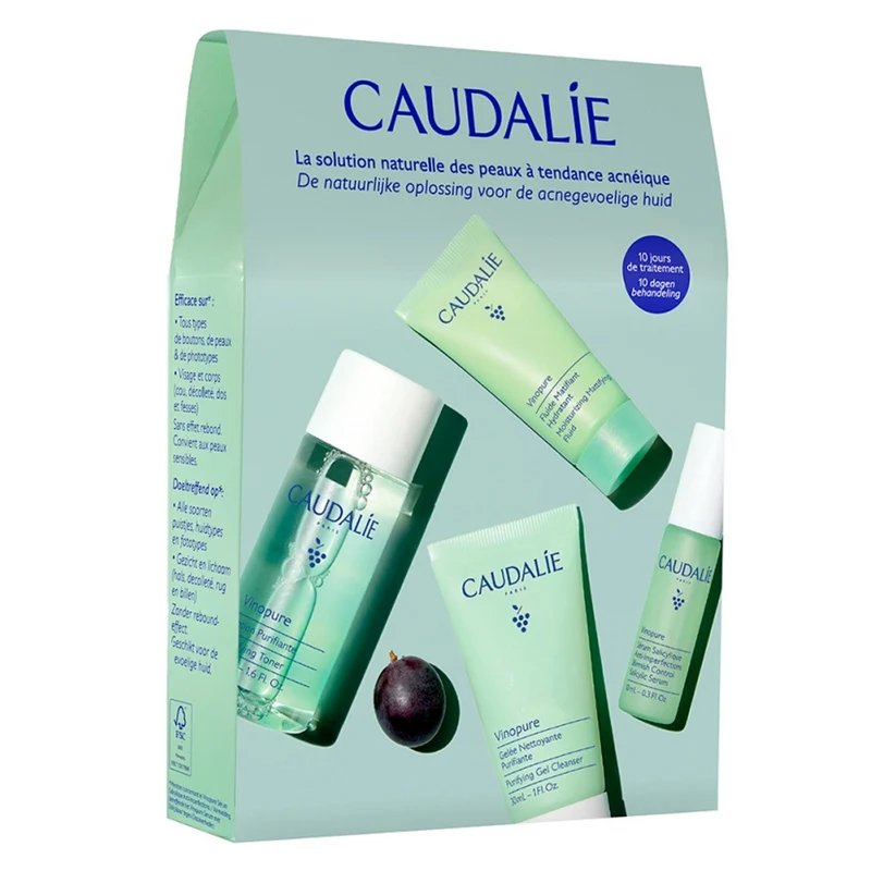 Caudalie Vinopure Rutina 4 Pasos Anti-Imperfecciones