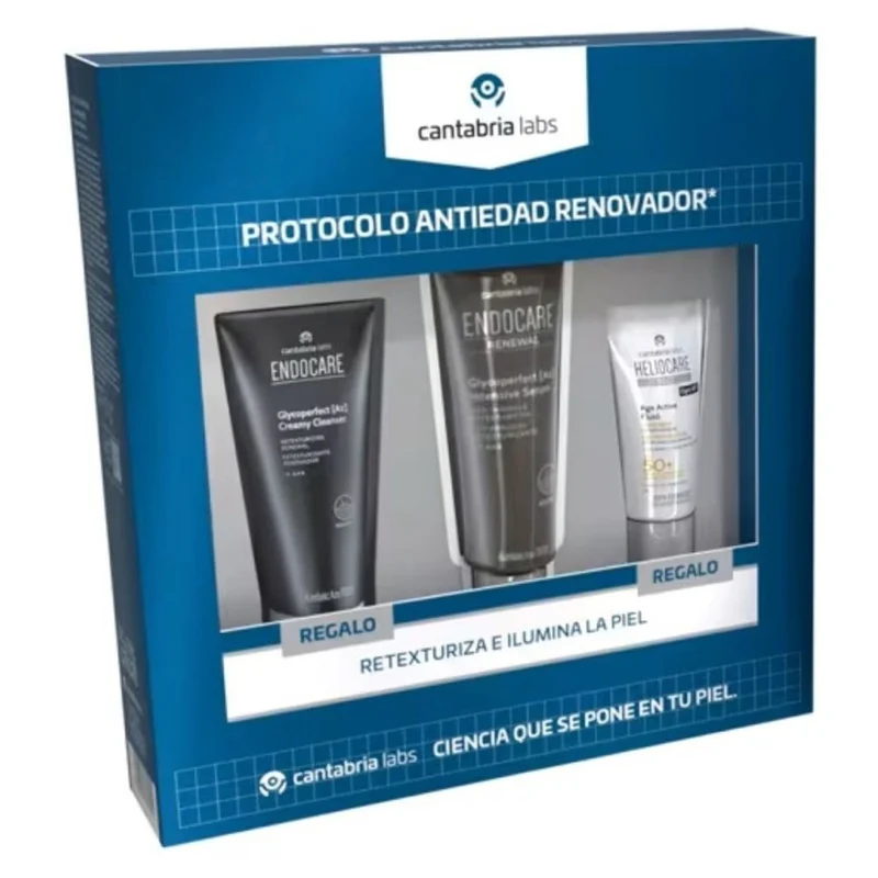 Encocare Renewal Glycoperfect Intensive Sérum 50 ml + Regalo Encocare Renewal Glycoperfect Crema Y Heliocare Age Active Fluido Spf50+ 15 ml Pack