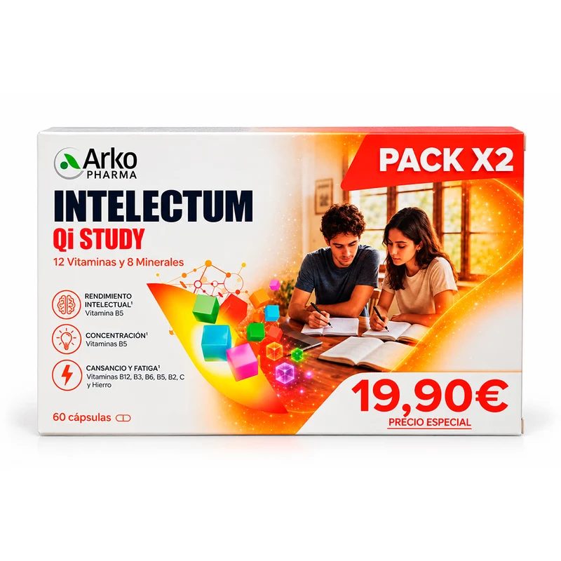 Arkopharma Intelectum Qi Study Duplo 60 Cápsulas