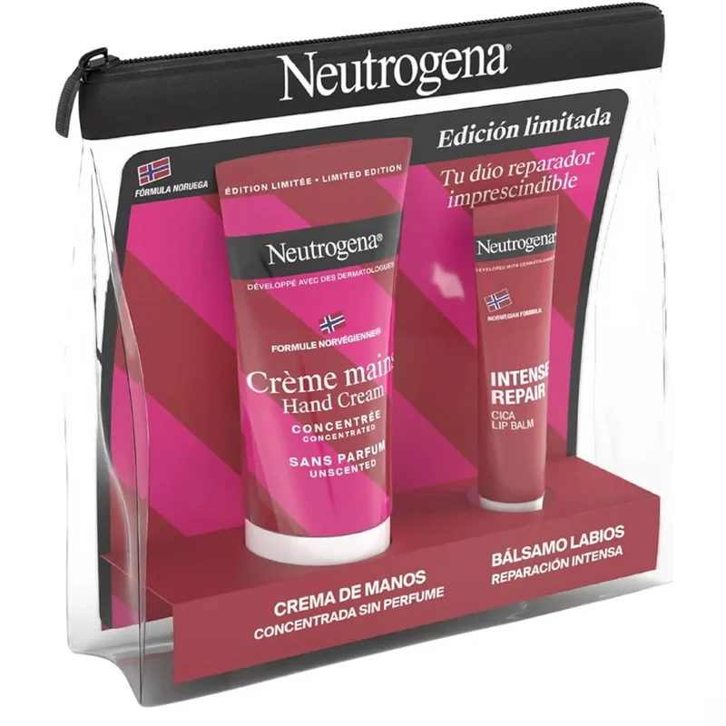 Neutrogena Crema De Manos Sin Perfume 75ml + Regalo bálsamo de labios 15 ml Pack