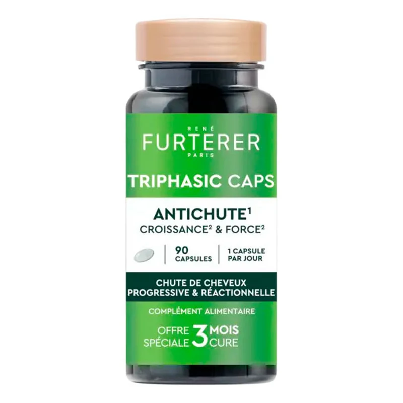 Rene Furterer Triphasic Anticaída Crecimiento & Fuerza 90 Capsulas