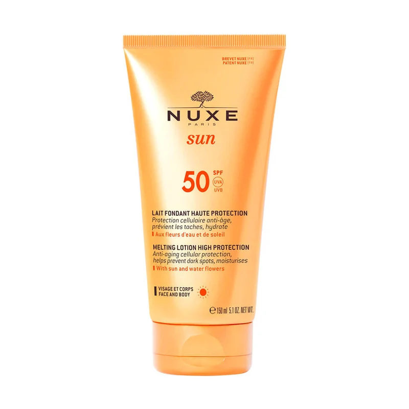 Nuxe Sun Leche Fundente Alta Protección Spf50 150ml