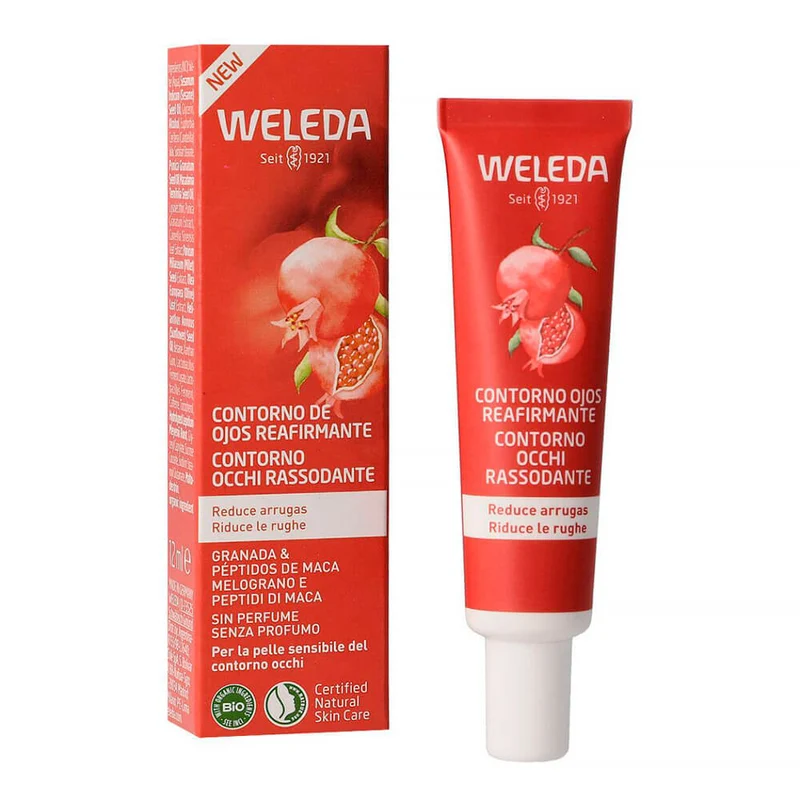 Weleda Contorno De Ojos Reafirmante Granada Y Péptidos De Maca 12 ml