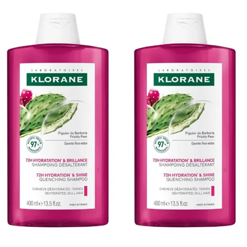 Klorane Champú Higo Barbaria Hidratante 400 ml Duplo