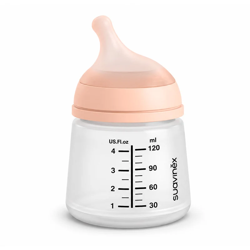 Suavinex Biberon Silicona Zero Flujo A 120 ml Light Tone