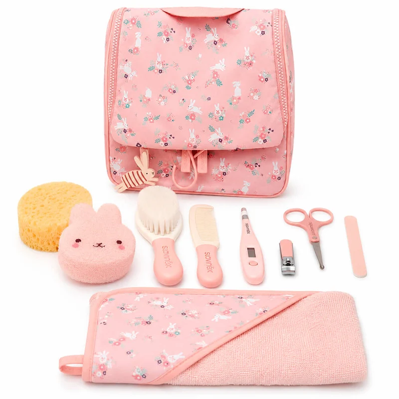 Suavinex Baby Bath & Fun Set Neceser Baño Rosa