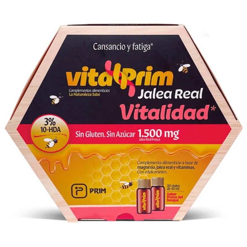 Prim Vitalprim Jalea Real Vitalidad Frutos Del Bosque 20 Viales 10 ml