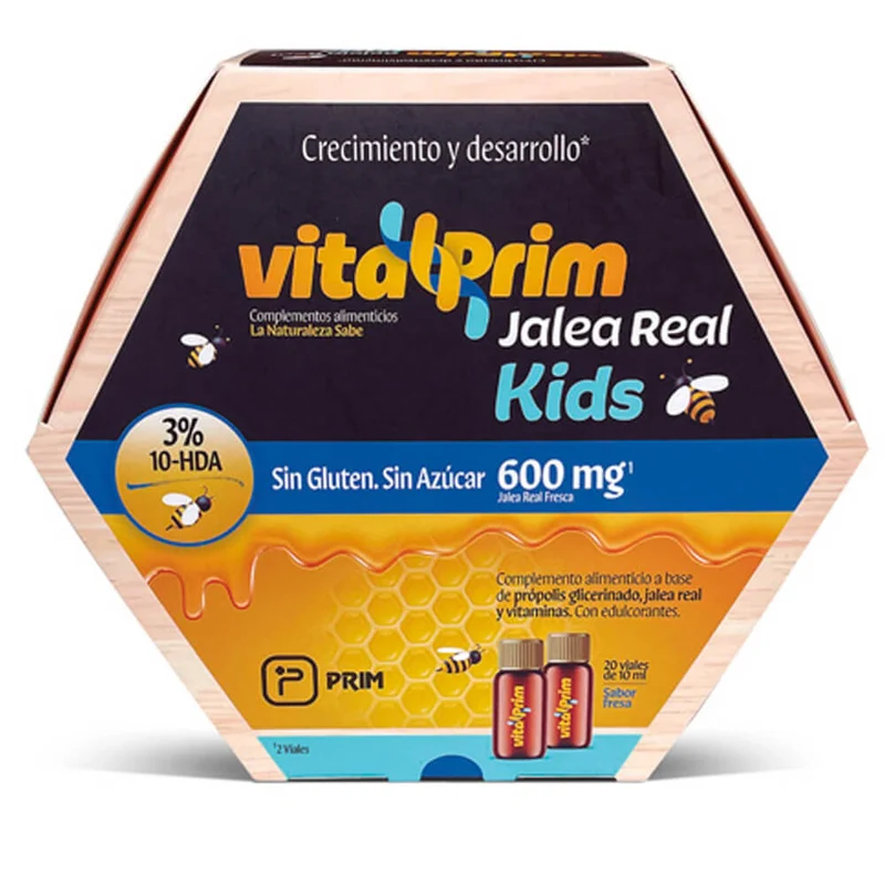 Prim Vitalprim Jalea Real Kids Sabor Fresa 20 Viales 10 ml
