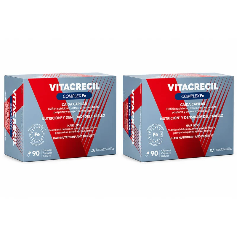 Vitacrecil Complex Fe 90 Cápsulas Duplo
