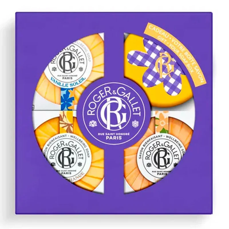 Roger & Gallet 3 Jabones Vainilla + Neroli + D´Orange