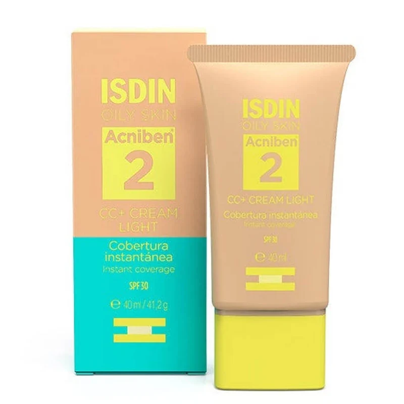 Isdin Acniben Cc+ Cream Spf30+ 40 ml Color Light