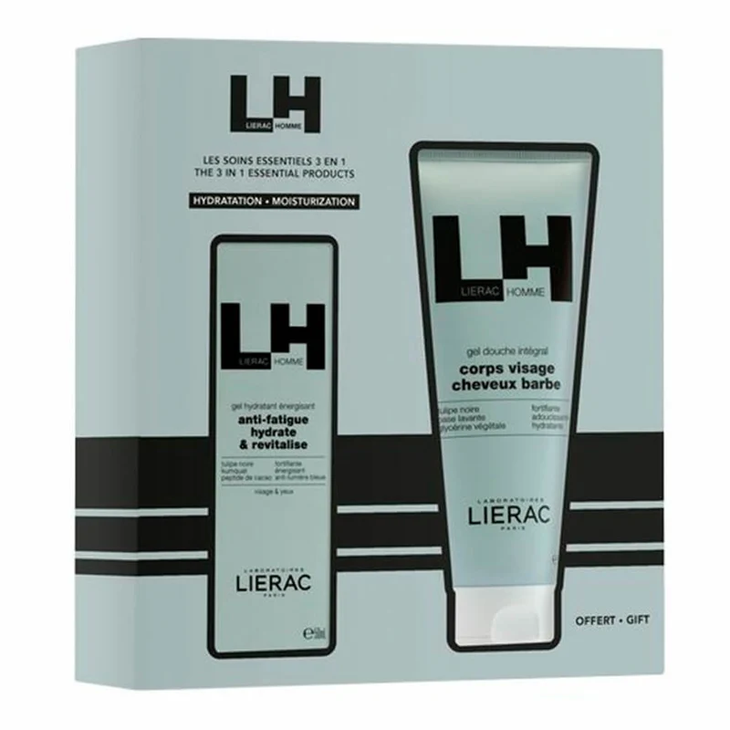Lierac Hombre Gel Hidratante Energizante + Regalo Gel De Ducha Pack