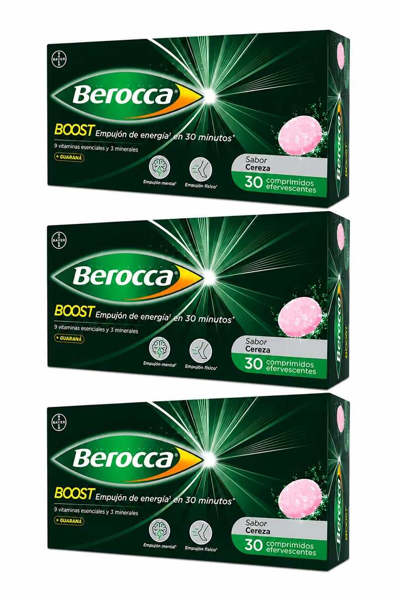 Berocca Boost 30 Comprimidos Efervescentes Triplo