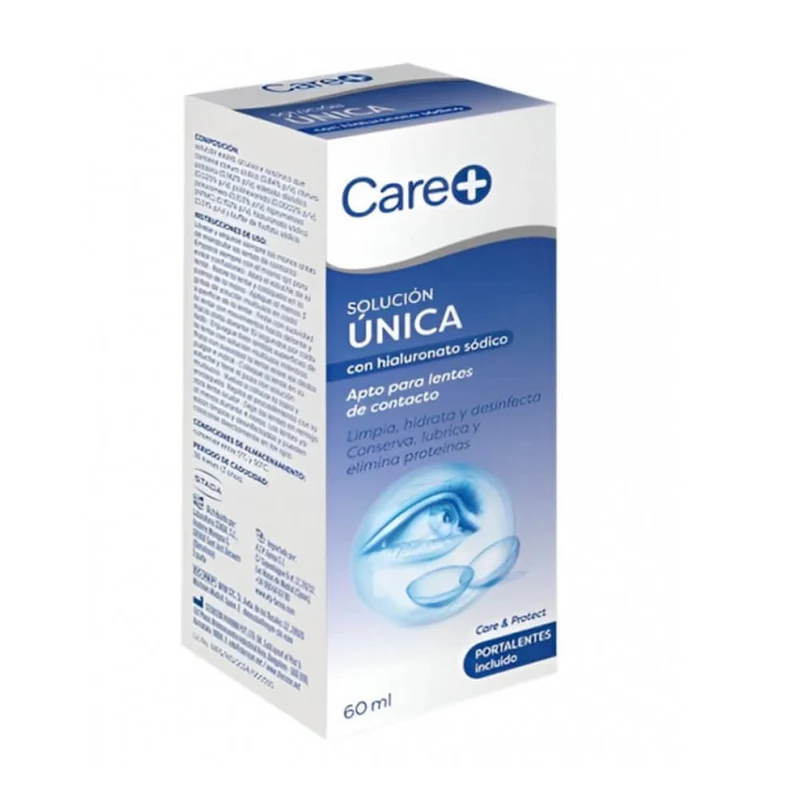 Care+ Solución Única Con Hialuronato Sódico 60 ml