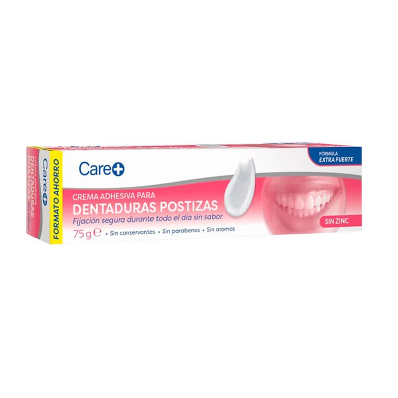 Care+ Crema Adhesiva Dentadura Postiza 75 gr
