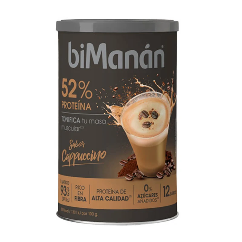 Bimanan Batido Proteína Cappuccino 360G (12 Batidos)