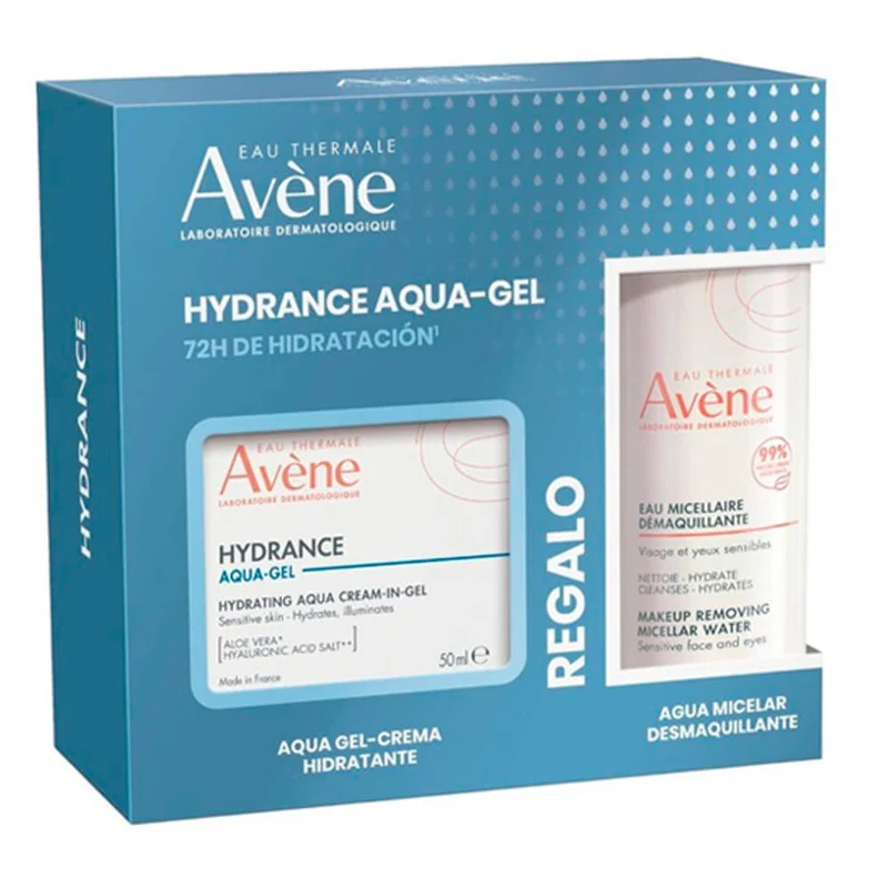 Avene Hydrance Aqua-Gel Crema Hidratante 50 ml + Regalo Agua Micelar 100 ml Pack