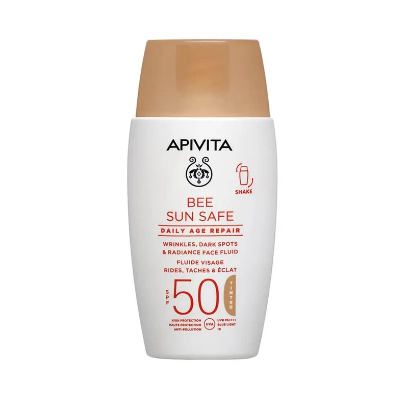 Apivita Bee Sun Safe Spf+50 Fluido Facial Con Color 50 ml