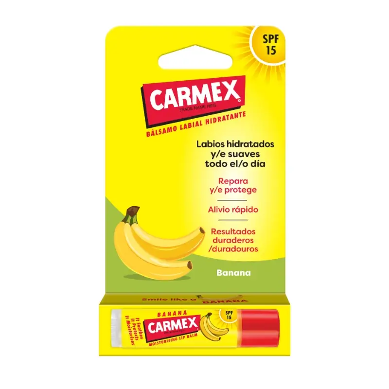 Carmex Stick Banana SPF15, 4,25gr