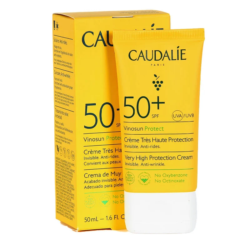Caudalie Solar Spf50 Crema Facial Muy Alta Protección 50 ml
