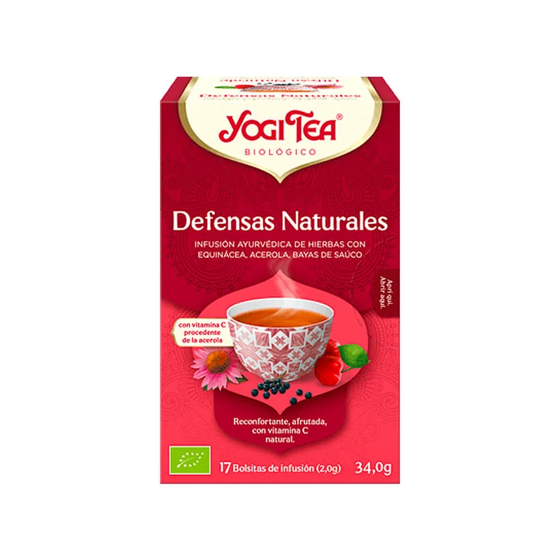Yogi Tea Biológico Defensas Natural 17 Infusiones
