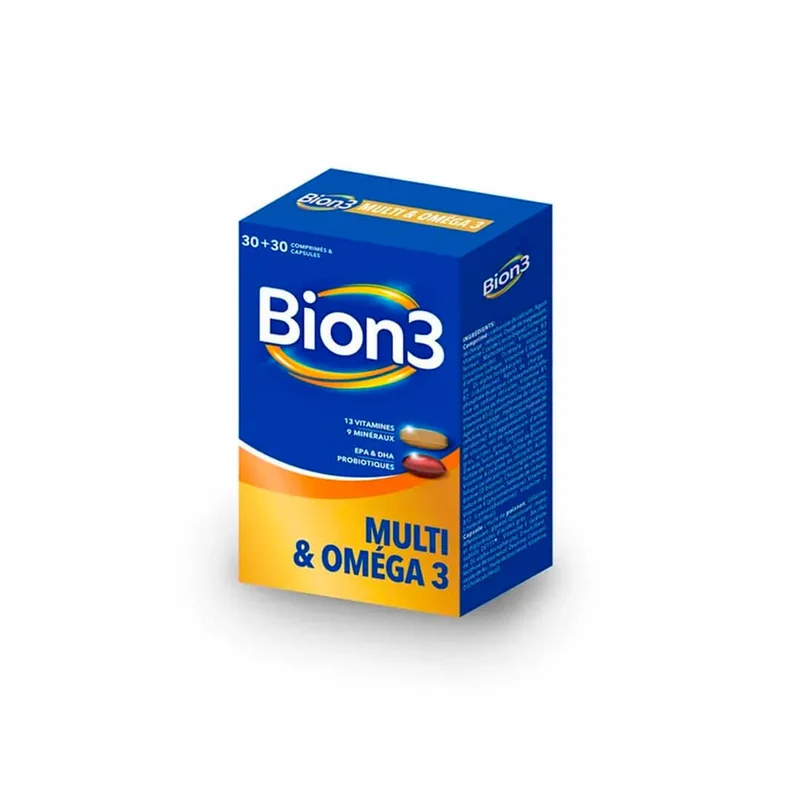 Bion3 Multi & Omega-3 30 Comprimidos + 30 Cápsulas