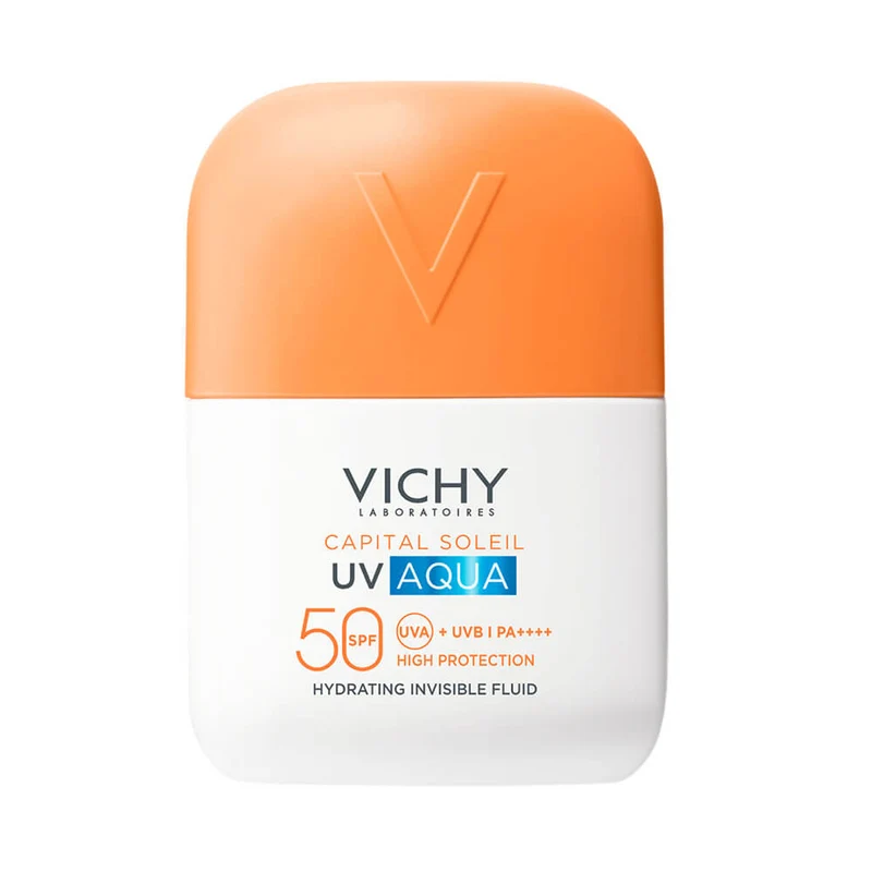 Vichy Capital Soleil Spf50+ Uv Aqua Fluido Hidratante Invisible 50 ml