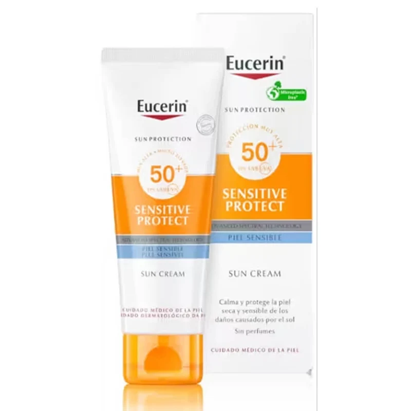 Eucerin Sun Protección Spf50+ Sensitive Protect Crema Facial 50 ml