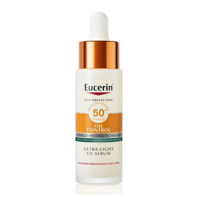 Eucerin Sun Protección Spf50+ Oíl Control Serum Dry Touch Ultra Ligero 30 ml