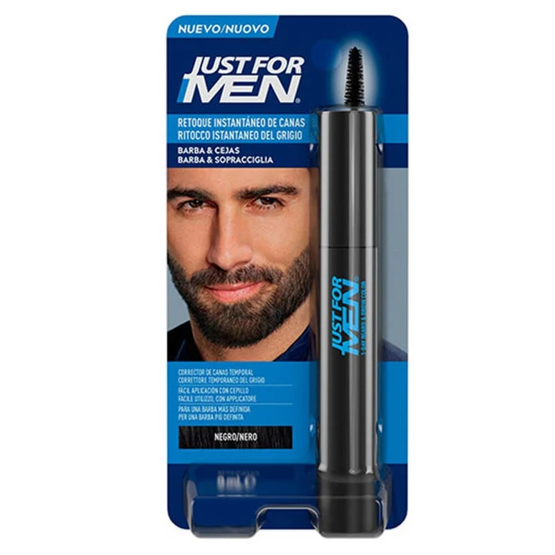 Just For Men Corrector De Canas Color Negro 9 G