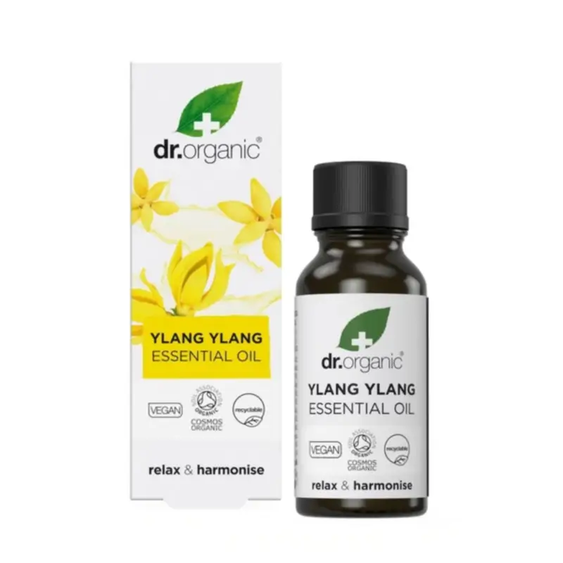 Dr.Organic Aceite Esencial Ylang Ylang Bio Y 100% Puro, 10 ml