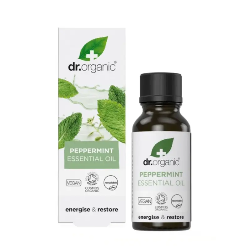 Dr.Organic Aceite Menta 100% Puro, 10 ml