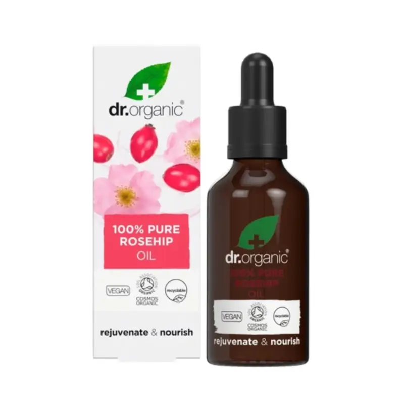 Dr.Organic Aceite Rosa Mosqueta 100% Puro, 50 ml