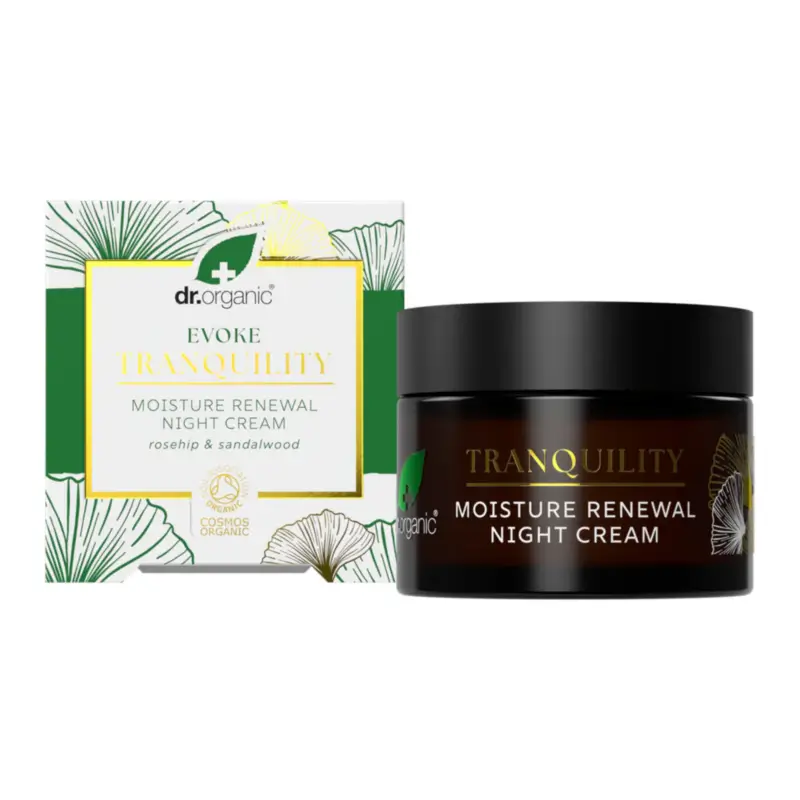Dr.Organic Crema De Noche Evoke Tranquility, 50 ml