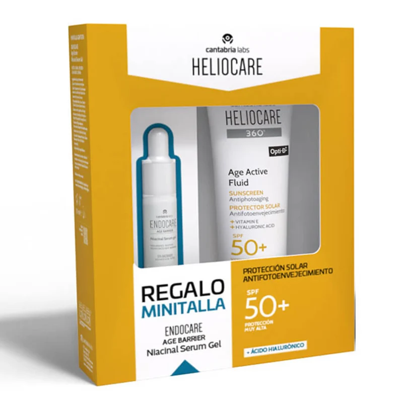 Heliocare 360º Age Active Fluid 50 ml + Regalo Endocare Age Barrer Sérum 10 ml