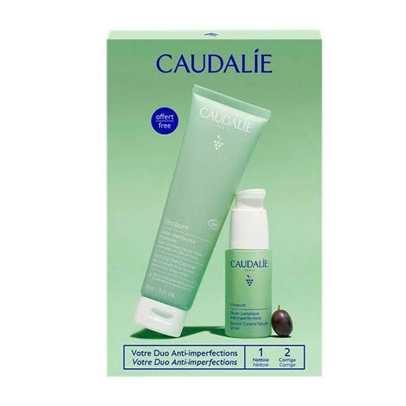 Caudalie Vinopure Serum Anti-Imperfecciones 30 ml + Regalo Gelatina Limpiadora 150 ml Pack