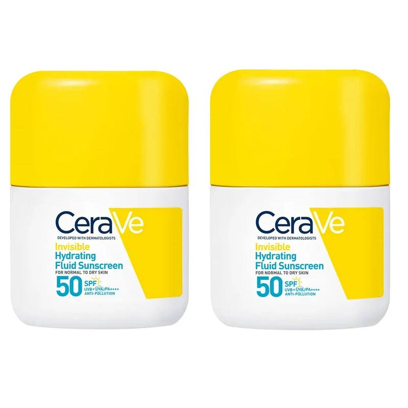 Cerave Fluido Protector Invisible Hidratante Spf+50 50ml DUPLO