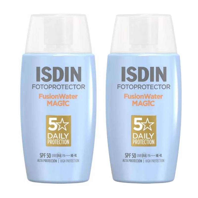 Isdin Fotoprotector Spf50+ Fusion Water Magic 50 ml Duplo