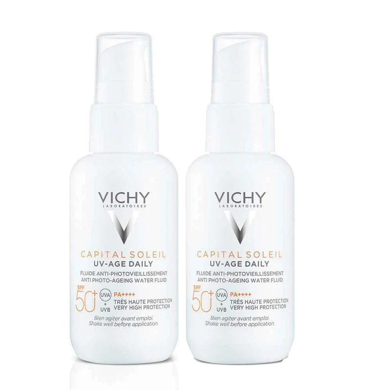 Vichy Capital Soleil UV-Age Daily SPF50 40 ml Duplo