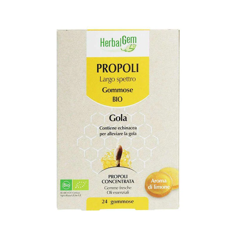 Pranarom Propóleo 24 Caramelos Limón