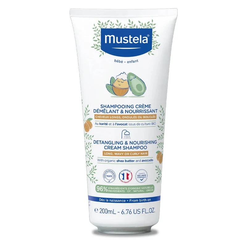 Mustela Champú Desenredante Y Nutritivo En Crema 200 ml