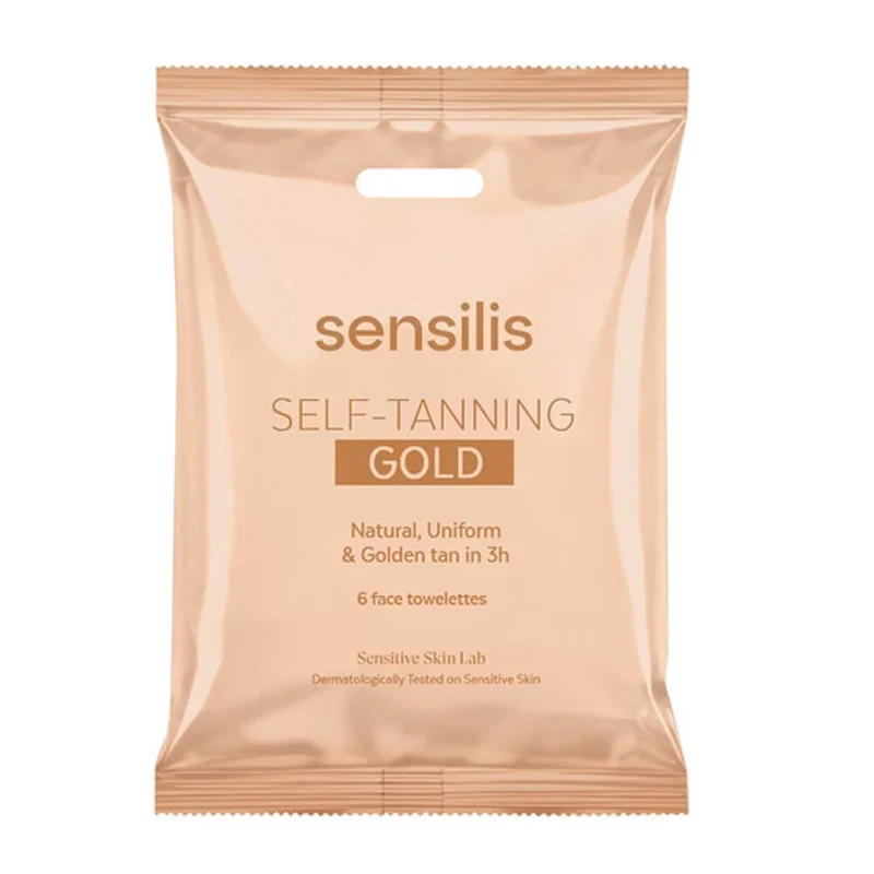 Sensilis Toallitas Autobronceadoras Tono Gold 6 Unidades