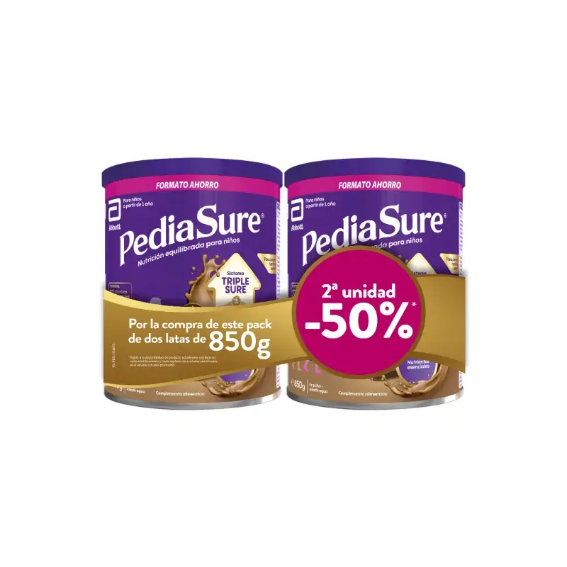 Pediasure Pack Pediasure Chocolate, 850 + 850 g