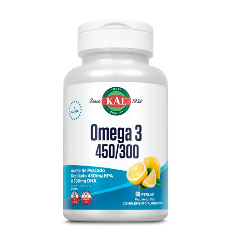Solaray Kal Omega 3 450/300Mg 60 Perlas