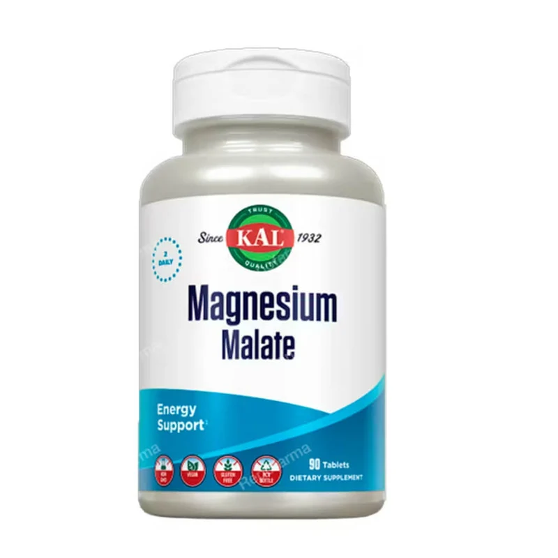 Solaray Kal Malato De Magnesio 400Mg 90 Comprimidos