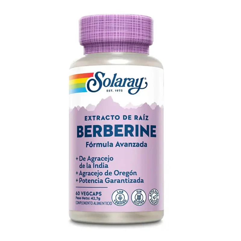 Solaray Berberina 60 Cápsulas