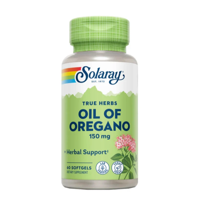 Solaray Aceite De Orégano 60 Perlas Vegetal