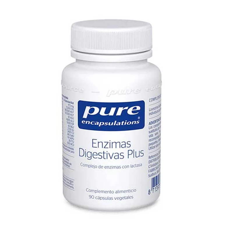 Pure EnCápsulas Enzimas Digestivas Plus 90 Cápsulas